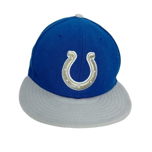 New Era NFL Indianapolis Colts 9Fifty Royal/Gray Adjustable SnapBack Cap - Picture 2 of 8